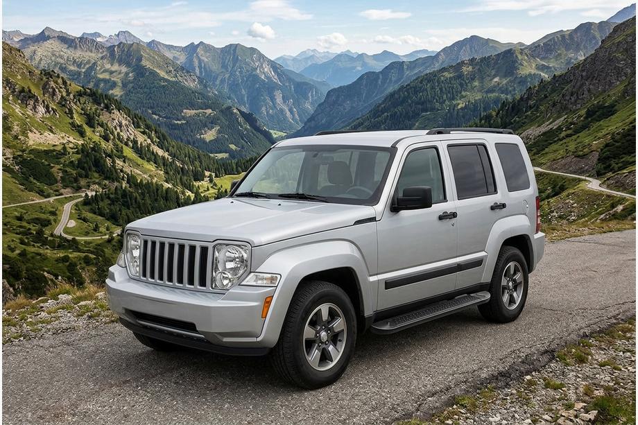 Jeep Cherokee/Liberty 2007-2013 Trittbretter Allmond Black (2 Stk., Aluminium) Image
