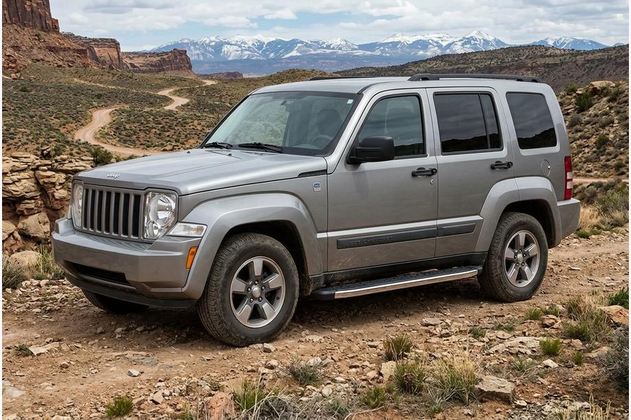 Jeep Cherokee/Liberty 2007-2013 Seitenschweller BlackLine (2 Stk., Aluminium) Image