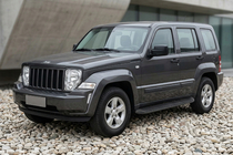Jeep Cherokee/Liberty 2007-2013 Seitenschweller Tayga Black (2 Stk., Aluminium) Foto 1