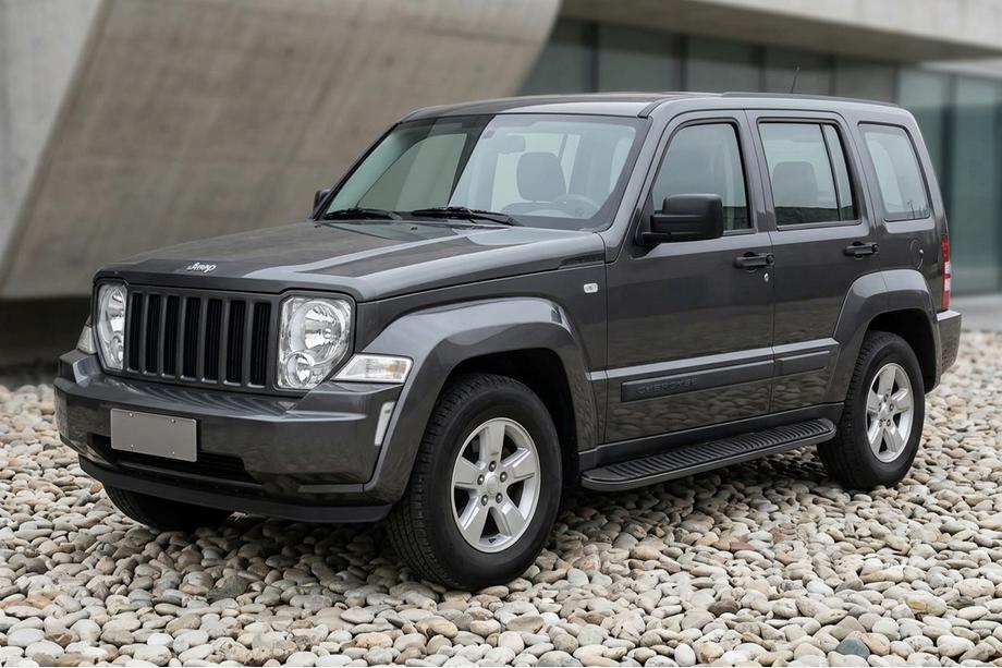 Jeep Cherokee/Liberty 2007-2013 Seitenschweller Tayga Black (2 Stk., Aluminium) Image