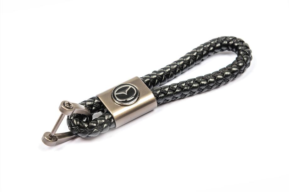 Mazda Leder Schlüsselanhänger V1 mit Mazda Logo Image