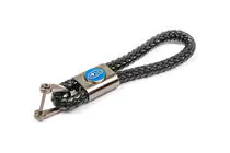 Subaru Leder Schlüsselanhänger V1 mit Subaru Logo Foto 2