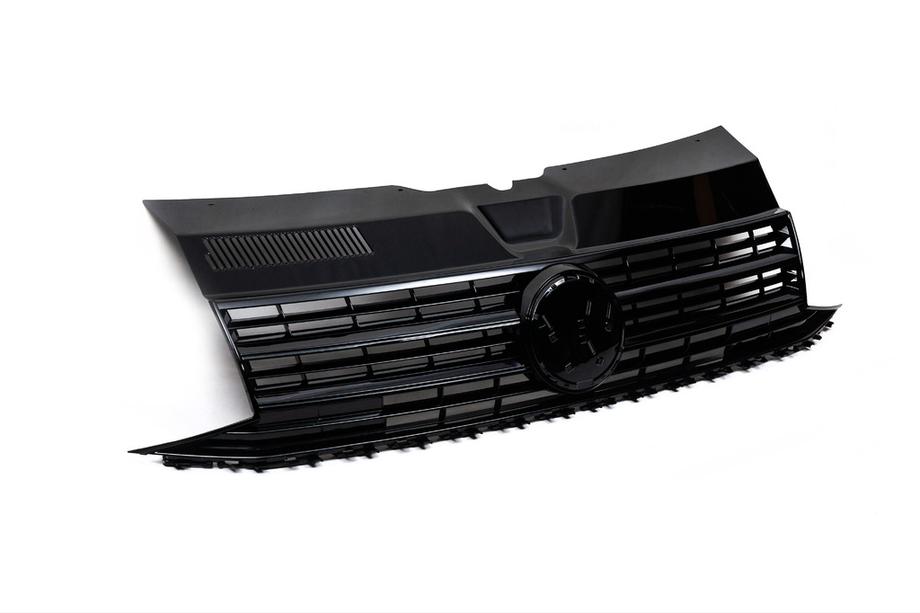 Volkswagen T6 2015-2024 Frontgrill Schwarz Glanz (für Emblem) Image