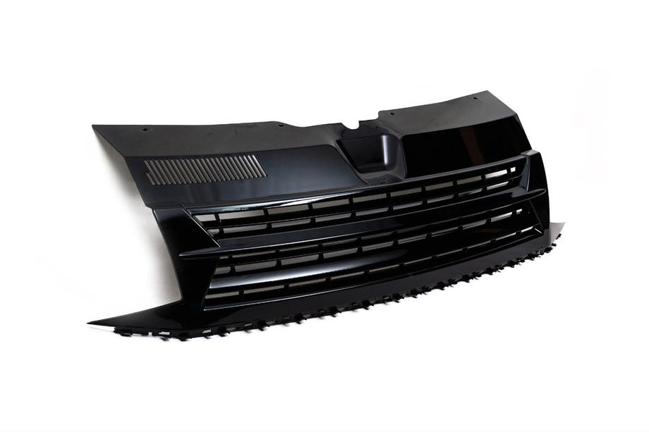 Volkswagen T6 2015-2024 Frontgrill Schwarz Glanz (ohne Emblem) Image