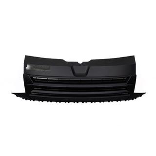 Frontgrill Schwarz Matt (ohne Emblem) Volkswagen T6 2015-2024 Foto 1
