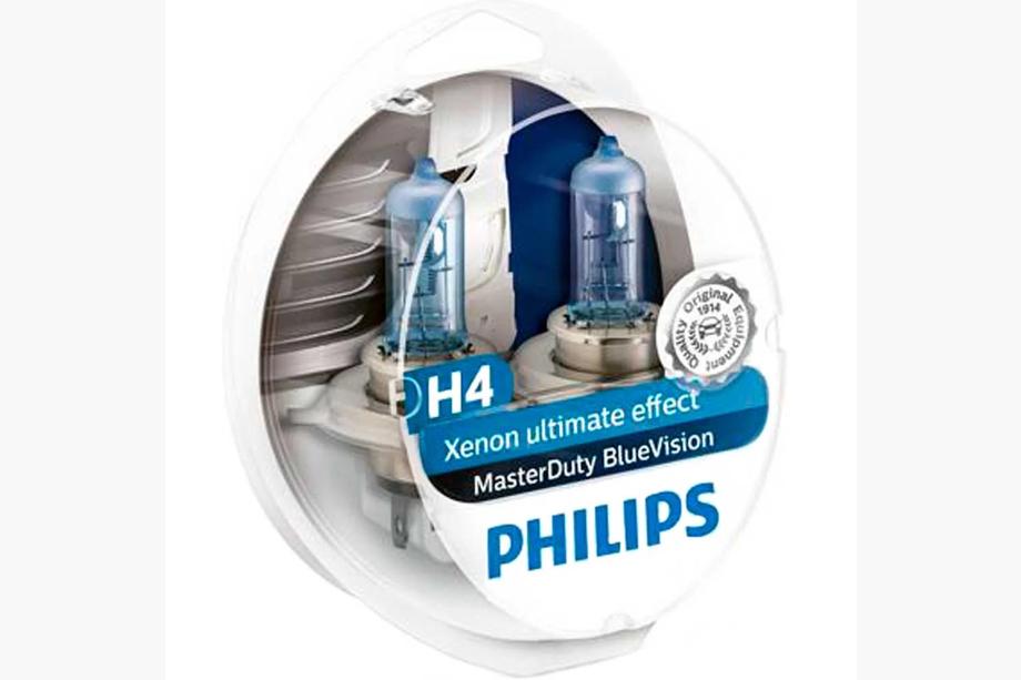 Philips H4 BlueVision 75/70W 24V 13342BV-kit Hauptscheinwerferlampe Image