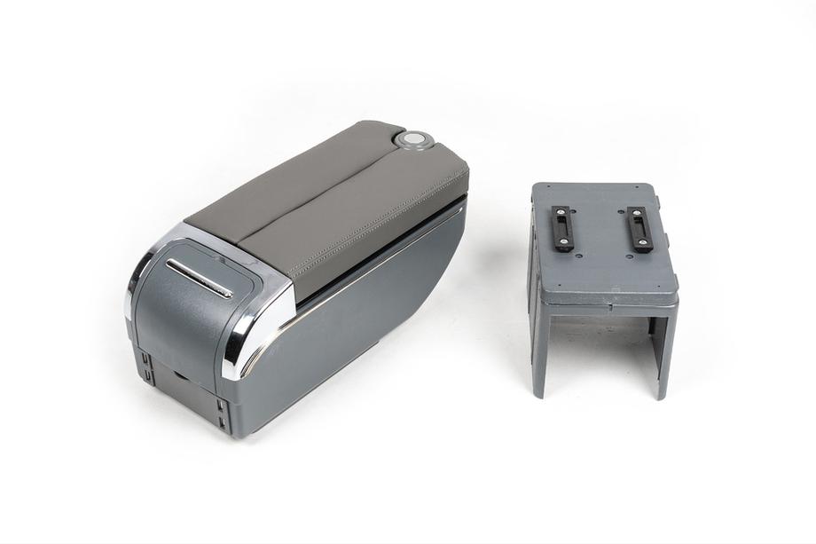 Universelle Armlehne mit USB (Grau) Foto 1
