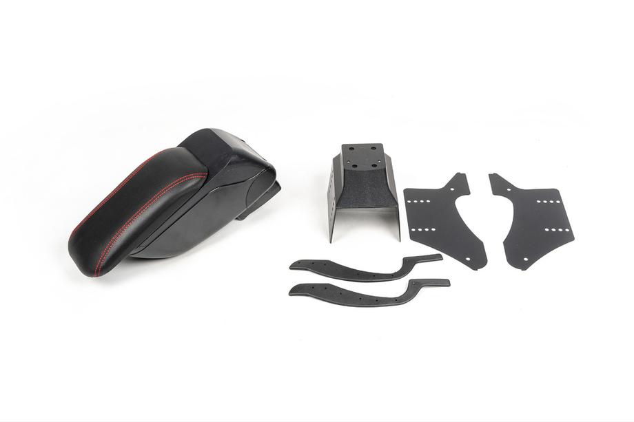 Universal Armlehne (schwarz mit rot) Foto 4