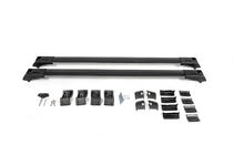 Dachträger für Standardreling abschließbar Skybar V1 (2 Stk) bis 110cm, schwarz Foto 14