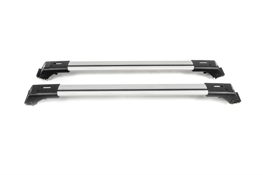 Dachträger für Standardreling abschließbar Skybar V1 (2 Stk) bis 140 cm, Schwarz Foto 4