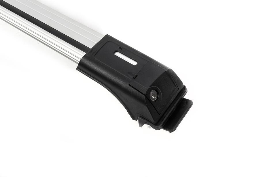 Dachträger für Standardreling abschließbar Skybar V1 (2 Stk) bis 140 cm, Schwarz Foto 7