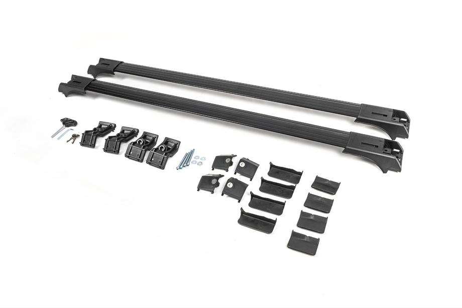 Dachträger für Standardreling abschließbar Skybar V1 (2 Stk) bis 140 cm, Schwarz Foto 15