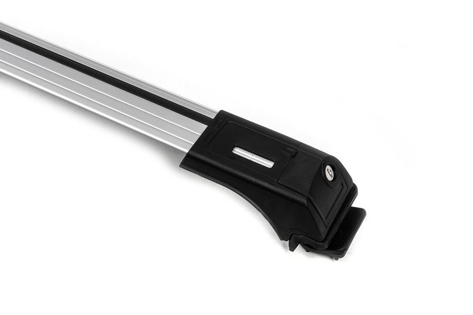 Dachträger für Standardreling abschließbar Skybar V1 (2 Stk) bis 140 cm, Schwarz Foto 20