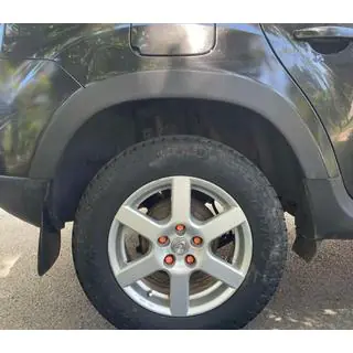 Kotflügelverbreiterungen (4 Stk., schwarzes ABS) Renault Duster 2008–2017 Foto 4