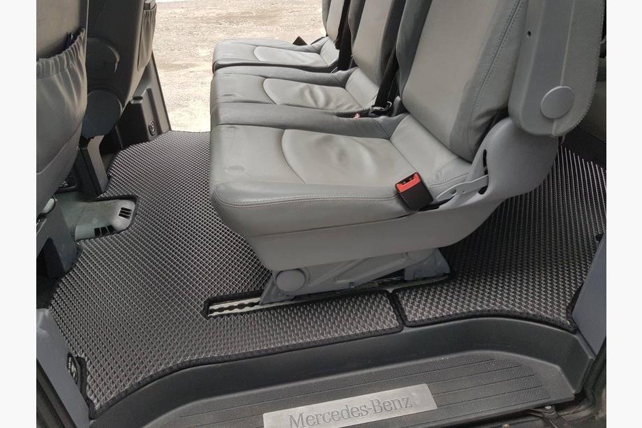 Mercedes Vito W639 2004-2014 EVA V2 Fußmatten (Nur Abholung, Komplettset, Schwarz) Foto 6