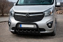 Renault Trafic 2015- Frontbügel WT003 Schwarz Edelstahl Foto 1