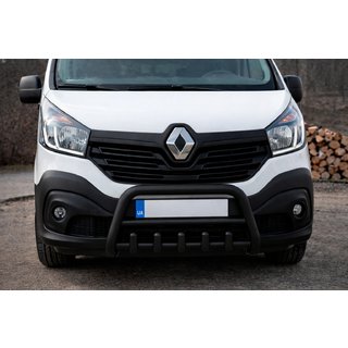 Frontbügel WT003 Schwarz Edelstahl Renault Trafic 2015- Foto 2