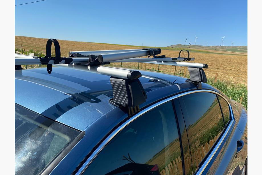 Dachträger für glattes Dach Erkul V4 (Chrom, Paar) Foto 1