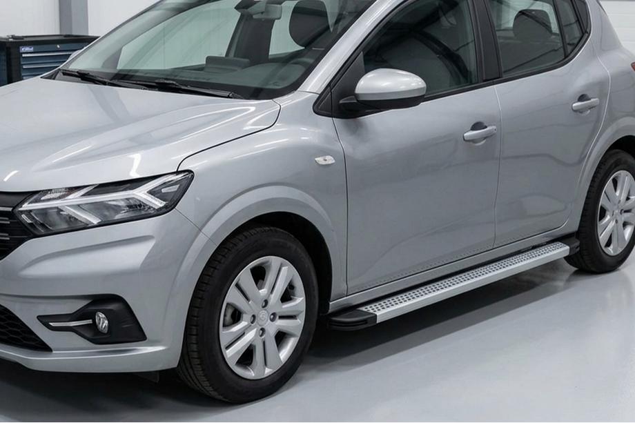 Dacia Sandero 2021- Seitenschweller Maya V2 (2 Stk., Aluminium) Image