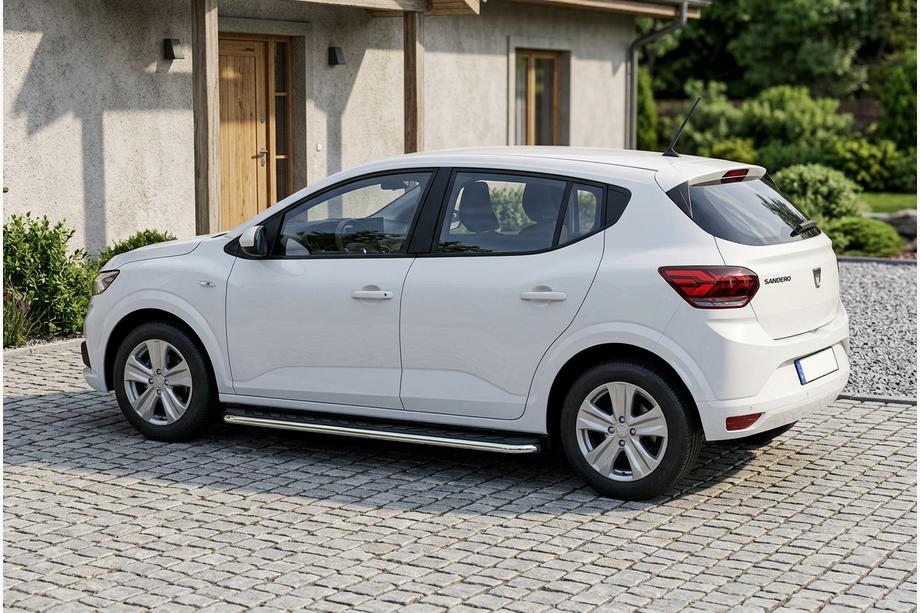 Dacia Sandero 2021- Seitenschweller Maydos V1 (2 Stk., Aluminium) Image