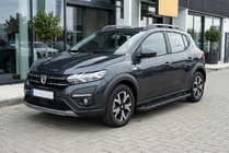 Dacia Sandero 2021- Trittbretter Allmond Black (2 Stk., Aluminium) Foto 1