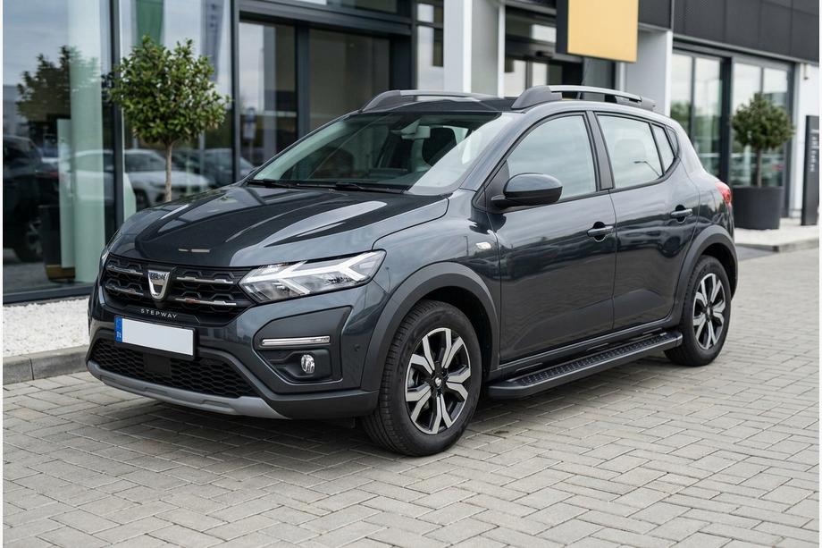 Dacia Sandero 2021- Trittbretter Allmond Black (2 Stk., Aluminium) Image