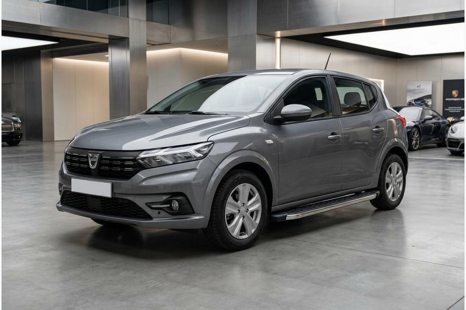 Dacia Sandero 2021- Seitenschweller BlackLine (2 Stk., Aluminium) Image