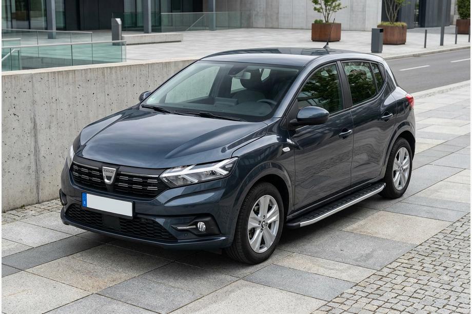 Dacia Sandero 2021- Seitenschweller Fullmond (2 Stk., Aluminium) Image