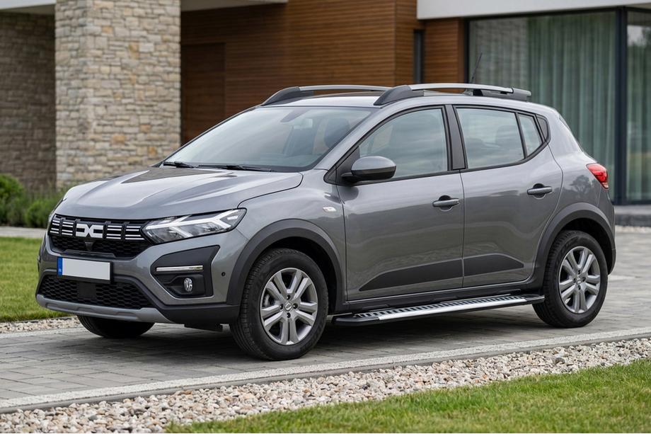Dacia Sandero 2021- Seitenschweller Line (2 Stk., Aluminium) Image