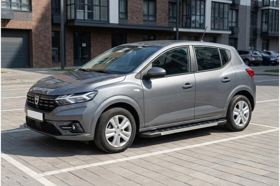 Dacia Sandero 2021- Seitenschweller RedLine (2 Stk., Aluminium) Image