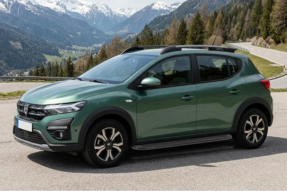 Dacia Sandero 2021- Seitenschweller Tayga Black (2 Stk., Aluminium) Image