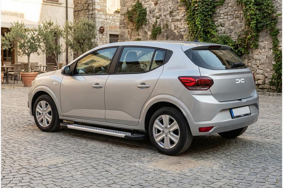 Dacia Sandero 2021- Seitenschweller Vision New Grey (2 Stk., Aluminium) Image