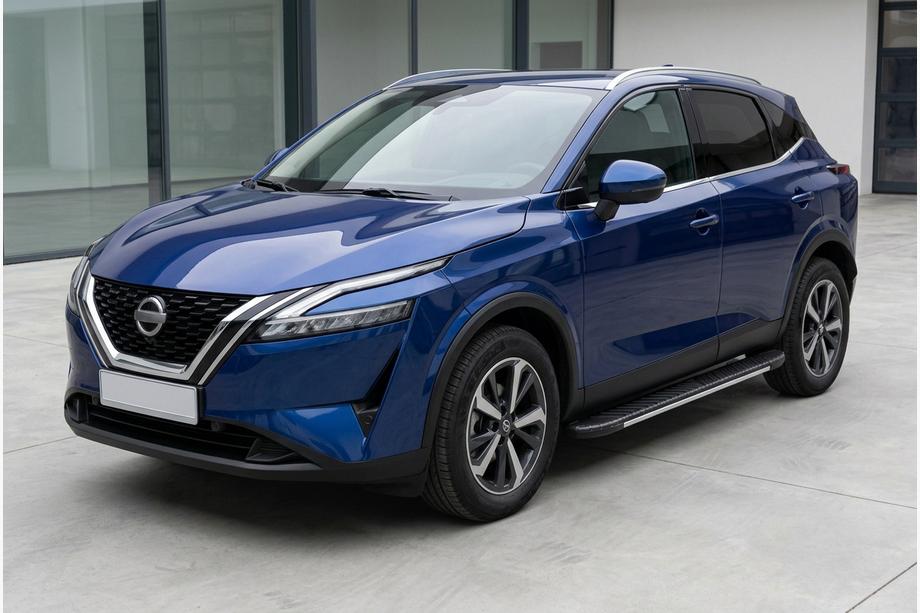 Nissan Qashqai 2021- Trittbretter Bosphorus Grey (2 Stk., Aluminium) Image