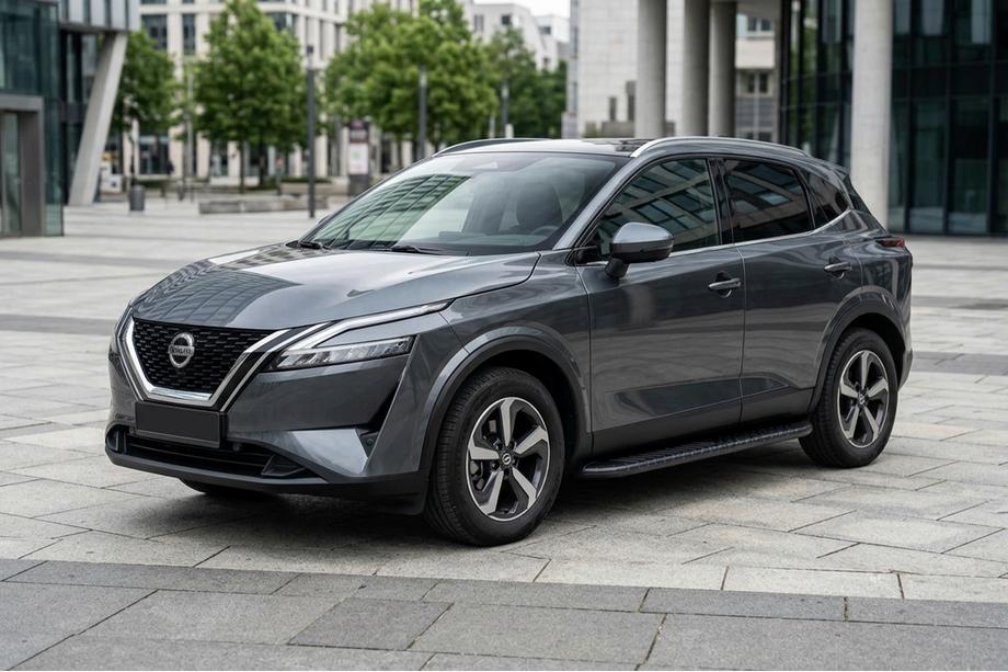 Nissan Qashqai 2021- Seitenschweller Bosphorus Black (2 Stk., Aluminium) Image
