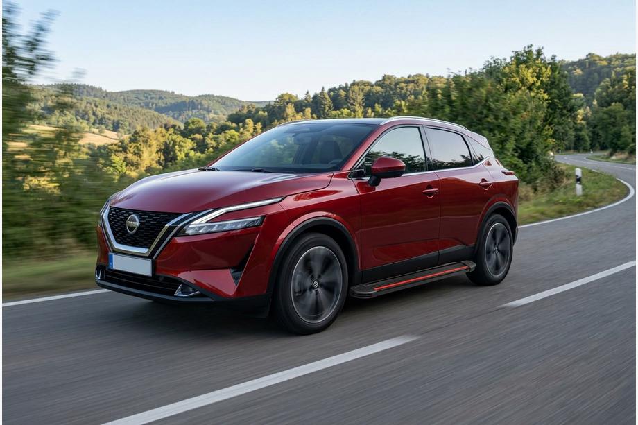 Nissan Qashqai 2021- Seitenschweller Maya Red (2 Stk., Aluminium) Image