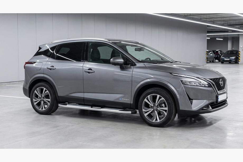 Nissan Qashqai 2021- Seitenschweller Mevsim Grey (2 Stk., Aluminium) Image