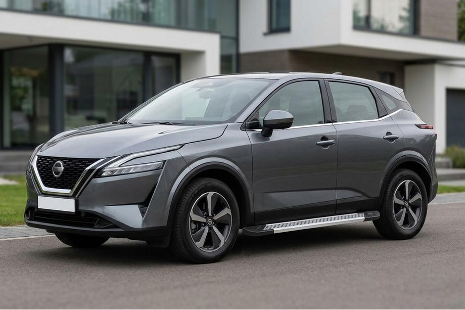 Nissan Qashqai 2021- Seitenschweller Vision New Grey (2 Stk., Aluminium) Image