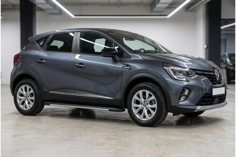 Renault Captur 2019- Trittbretter Bosphorus Grey (2 Stk., Aluminium) Image