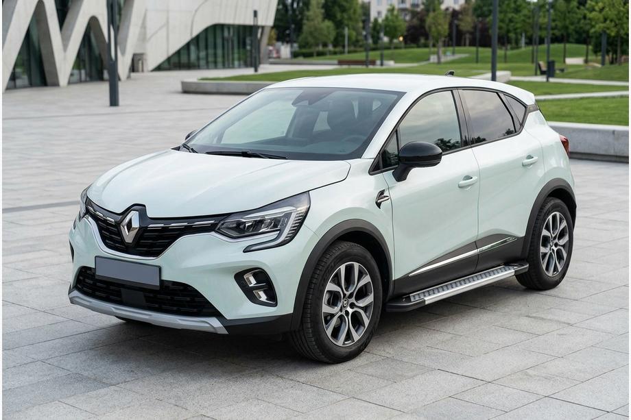Renault Captur 2019- Seitenschweller Vision New Grey (2 Stk., Aluminium) Image