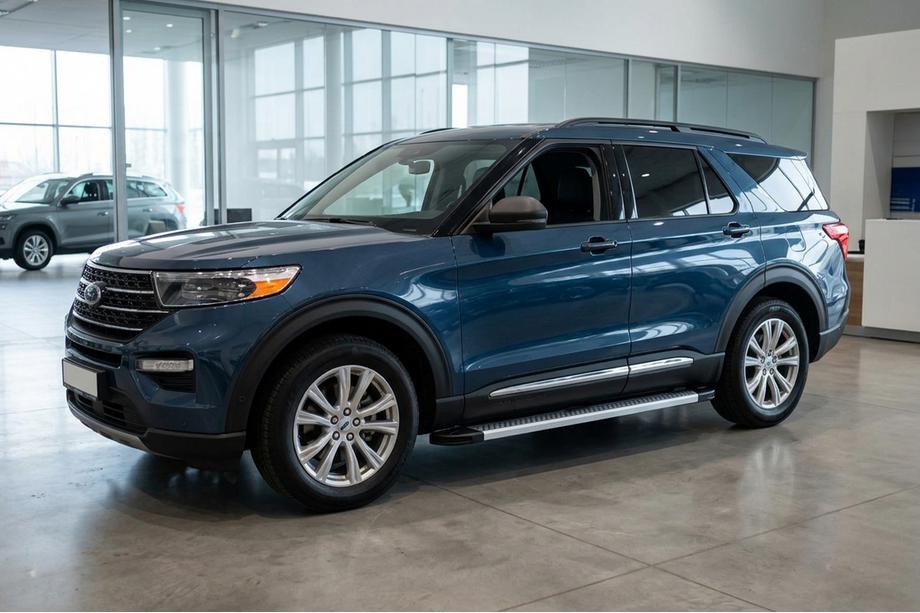 Ford Explorer 2019- Seitenschweller Maya V2 (2 Stk., Aluminium) Image