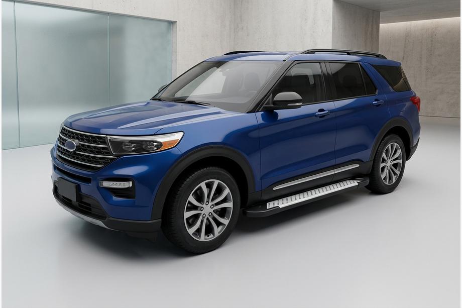 Ford Explorer 2019- Trittbretter Allmond Grey (2 Stk., Aluminium) Image