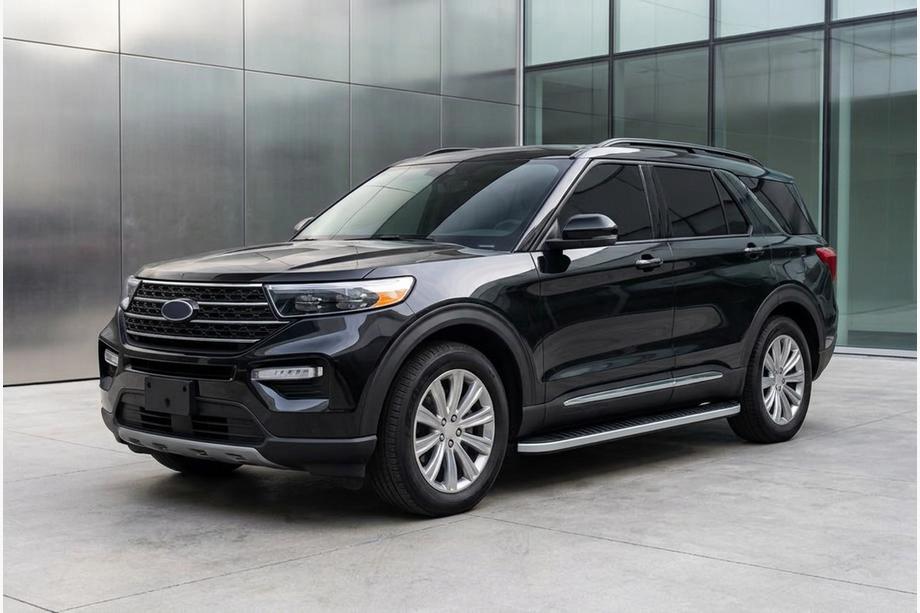 Ford Explorer 2019- Seitenschweller Tayga Grey (2 Stk., Aluminium) Image