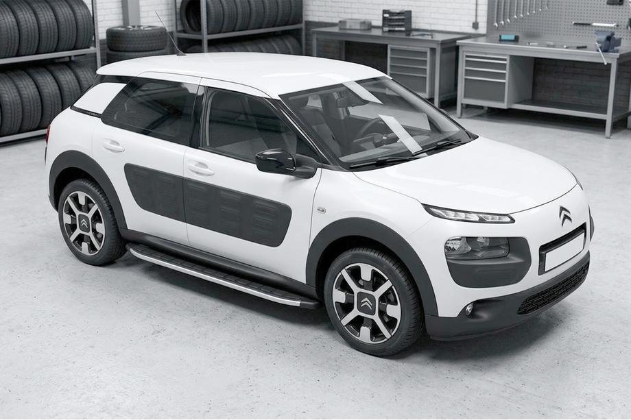 Citroen Cactus 2014-2020 Seitenschweller Fullmond (2 Stk., Aluminium) Image