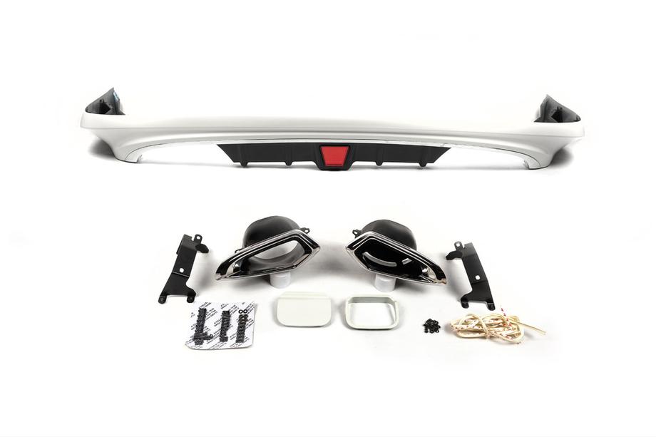Toyota Land Cruiser 200 2007-2021 Heckschürze 2012-2016 (weiß) Image