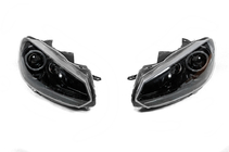 Volkswagen Golf 6 2008-2014 Frontscheinwerfer Black (2 Stk, LED) Foto 1