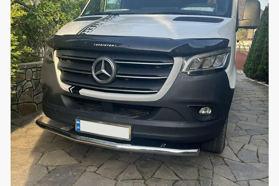 Mercedes Sprinter W907/W910 2018- Frontschutzbügel ST008 (Edelstahl) Image