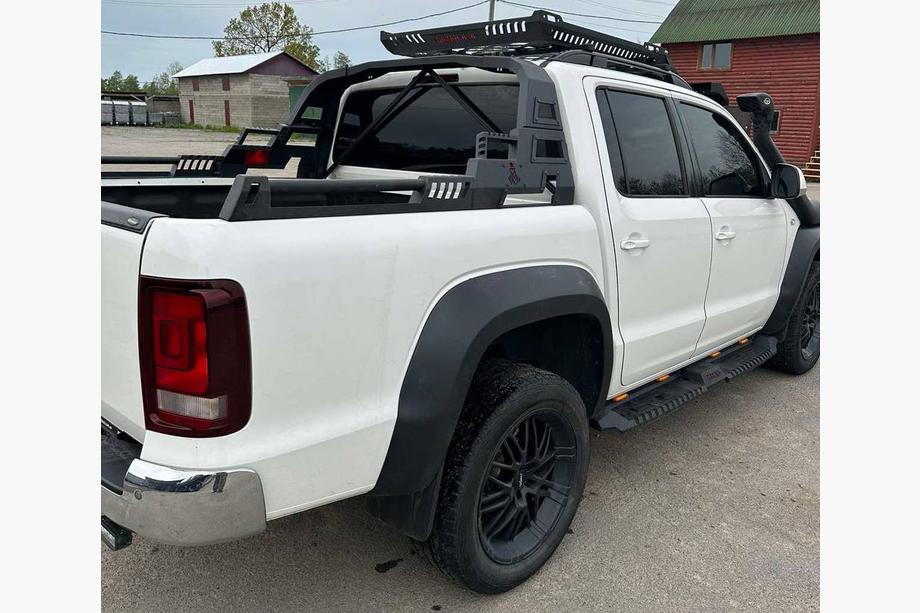 Volkswagen Amarok 2010-2022 Seitenstufen Dakar V2 mit LED (2 Stk, Metall) Foto 11