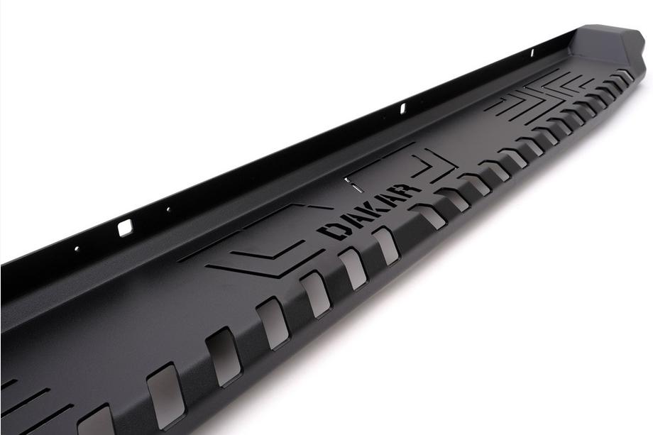 Toyota Hilux 2006-2015 Seitenstufen Dakar Schwarz V1 ohne Beleuchtung (2 Stk, Metall) Foto 4