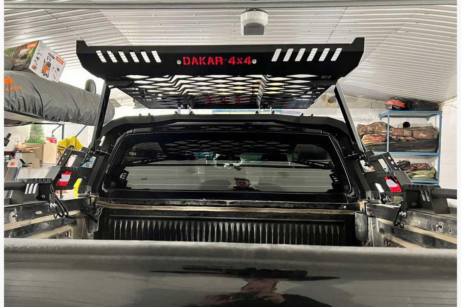 Nissan Navara/NP300 2016- Rollbar mit Korb Dakar (für Rollcover) Foto 4