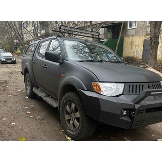 Seitenstufen Dakar V2 mit LED (2015-2019, 2 Stk, Metall) Mitsubishi L200 2015-2024 Foto 2